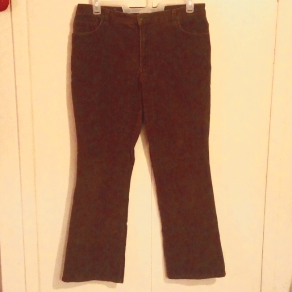 (2 for $15) Stretch Pants, Color Brown.